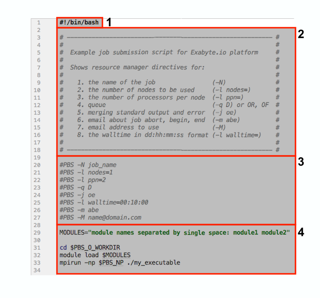 Batch Script General Structure Batch Script General Structure